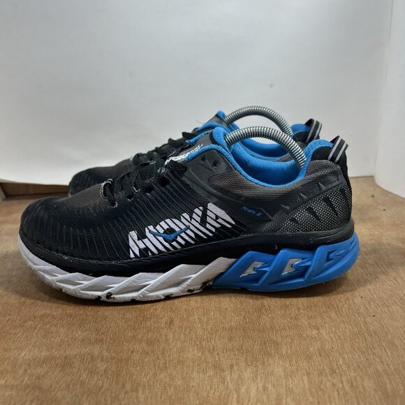 Hoka One One Arahi 2 Men's Size 9.5 Blue Running Shoe - Picture 3 of 9